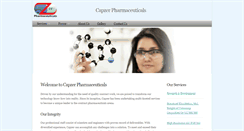 Desktop Screenshot of capzerpharma.com